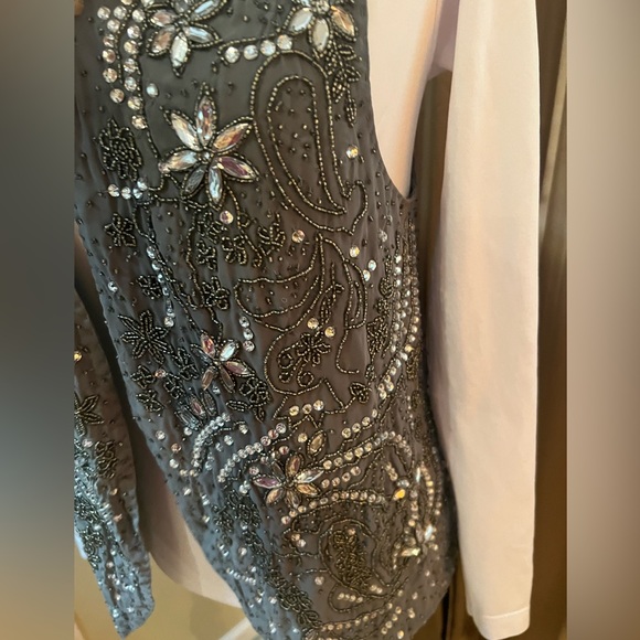 Brand New Beaded/rhinestones Vest - Picture 5 of 8
